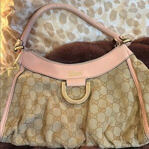 Gucci Beige and Pink Women's Bag